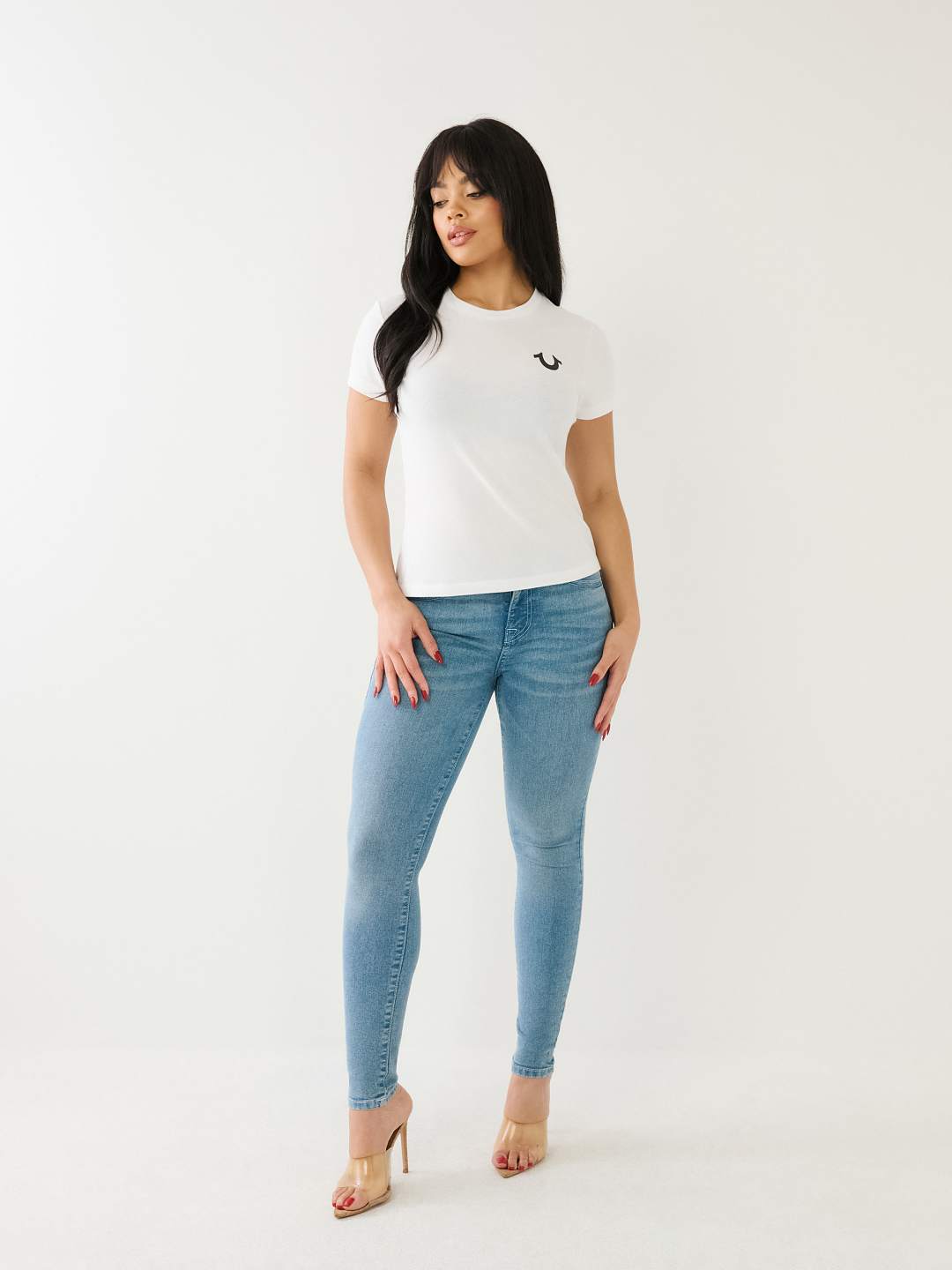 GLITTER HS TR LOGO TEE, image 4