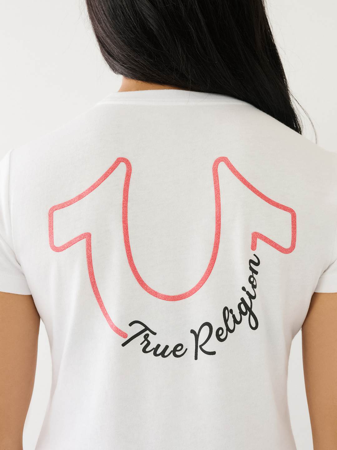 GLITTER HS TR LOGO TEE, image 1