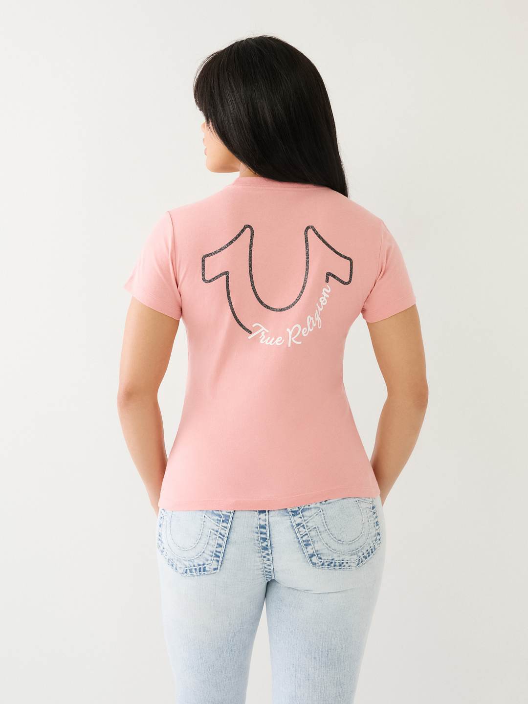 GLITTER HS TR LOGO TEE