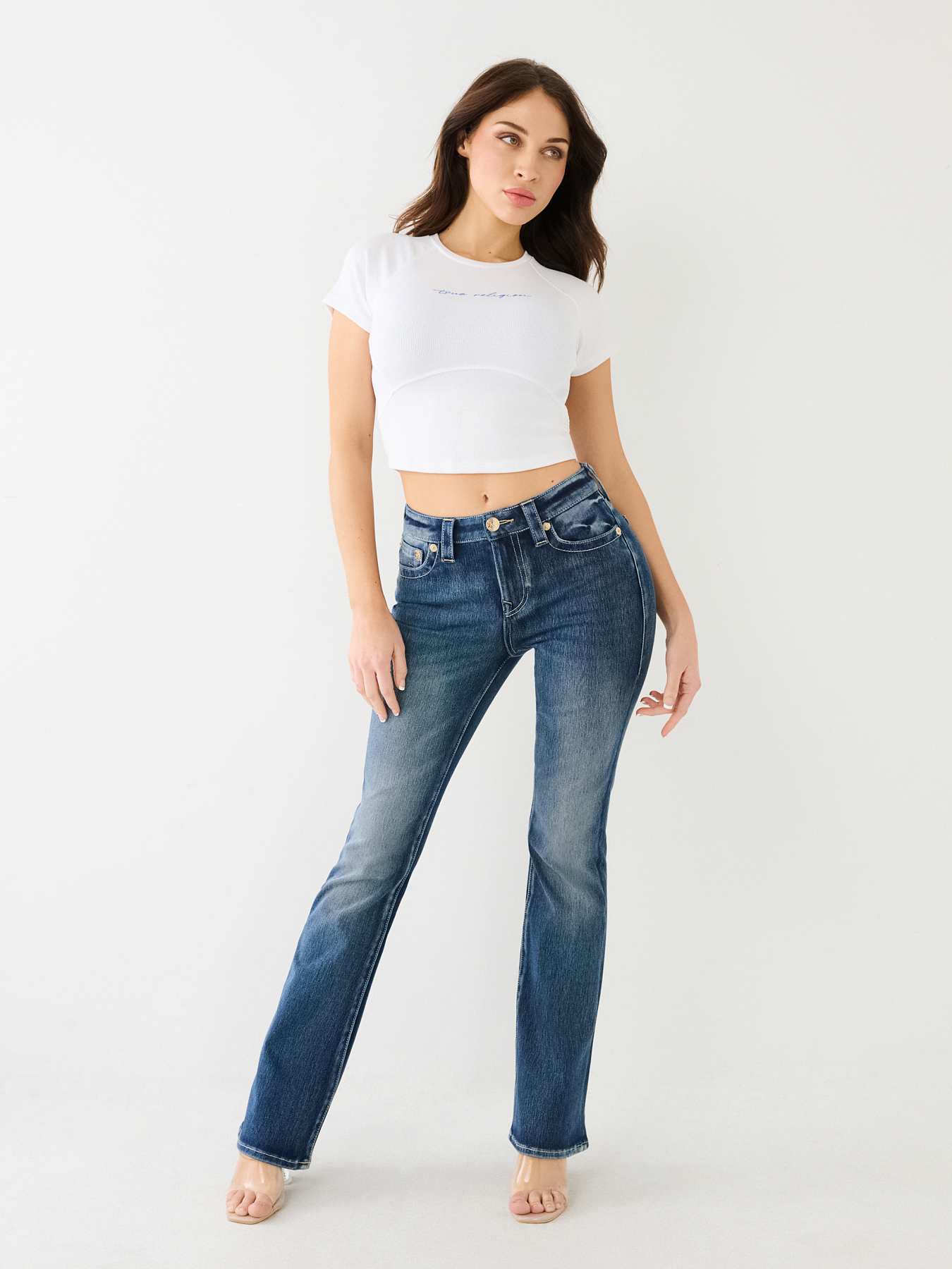 RIBBED TR CORSET CROP TEE, image 4