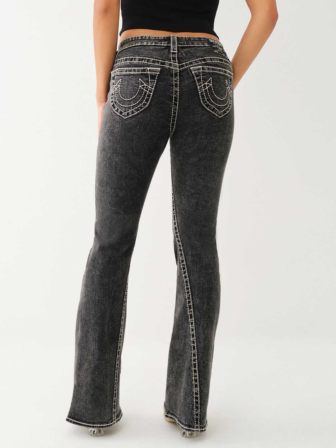 True Religion Joey Low-Rise Flare Jean - Macau