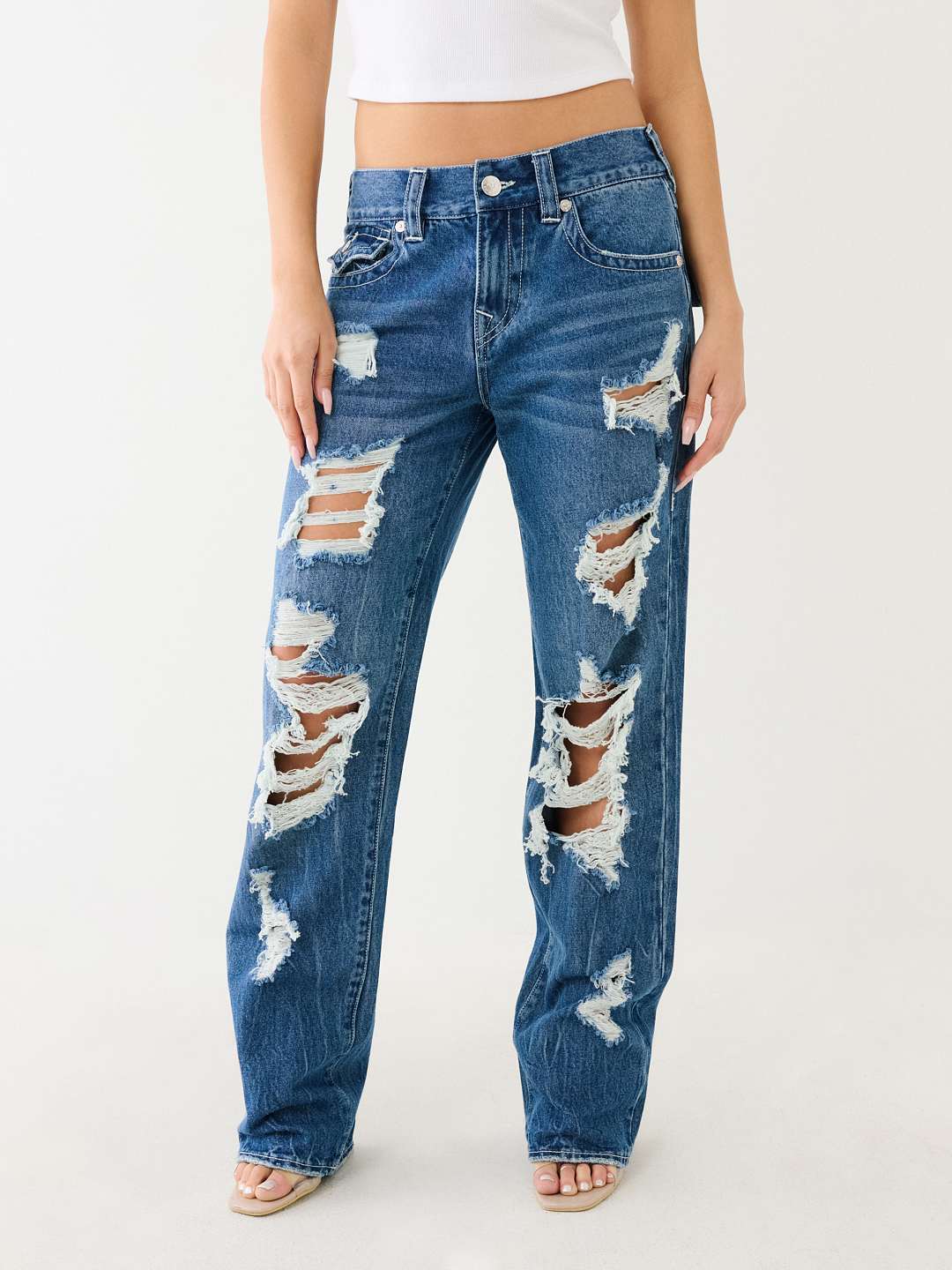 RICKI DISTRESSED RELAXED JEAN, image 3