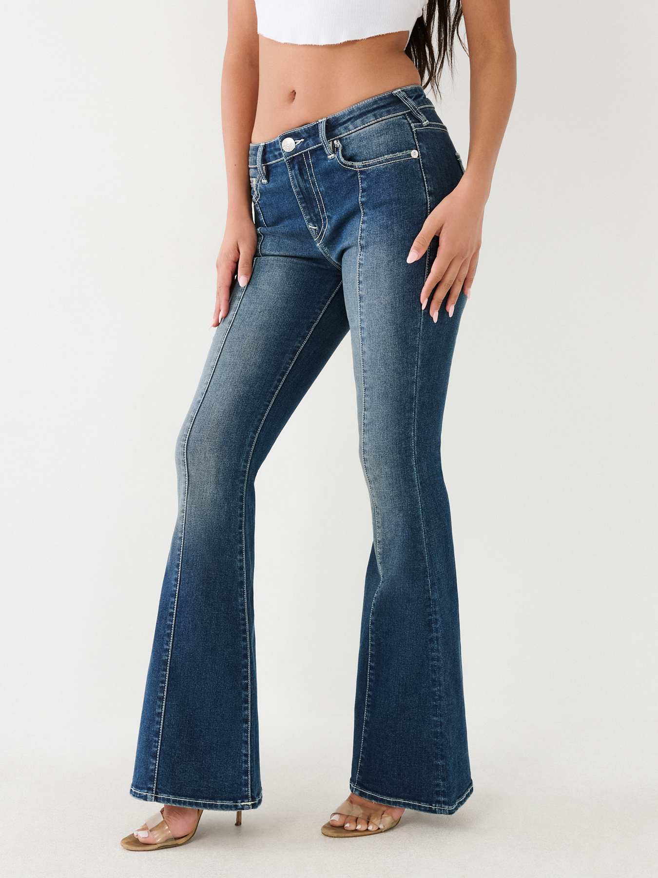 CHARLIE SEAMED FLARE JEAN