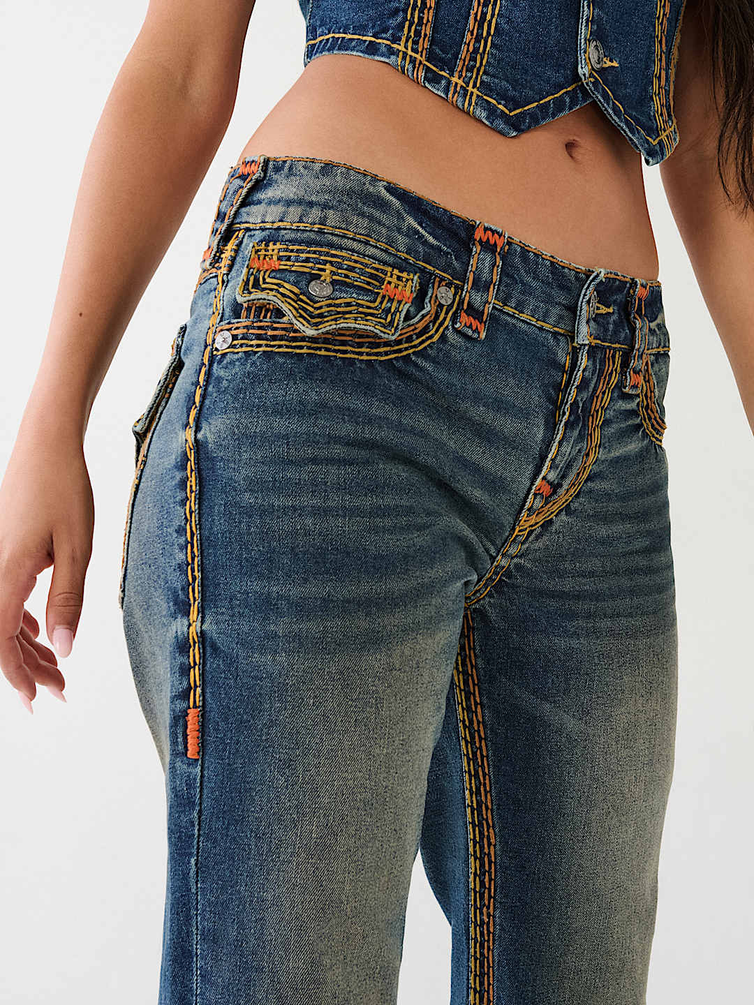 RICKI SUPER QT STITCH RELAXED JEAN | True Religion