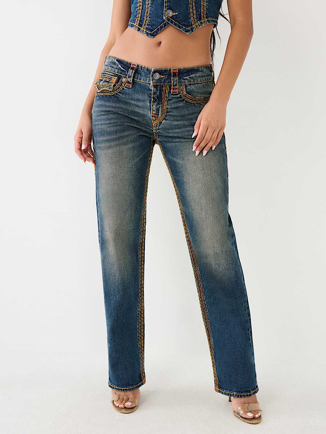 Ricki High Rise Pull On Slim Bootcut Jeans