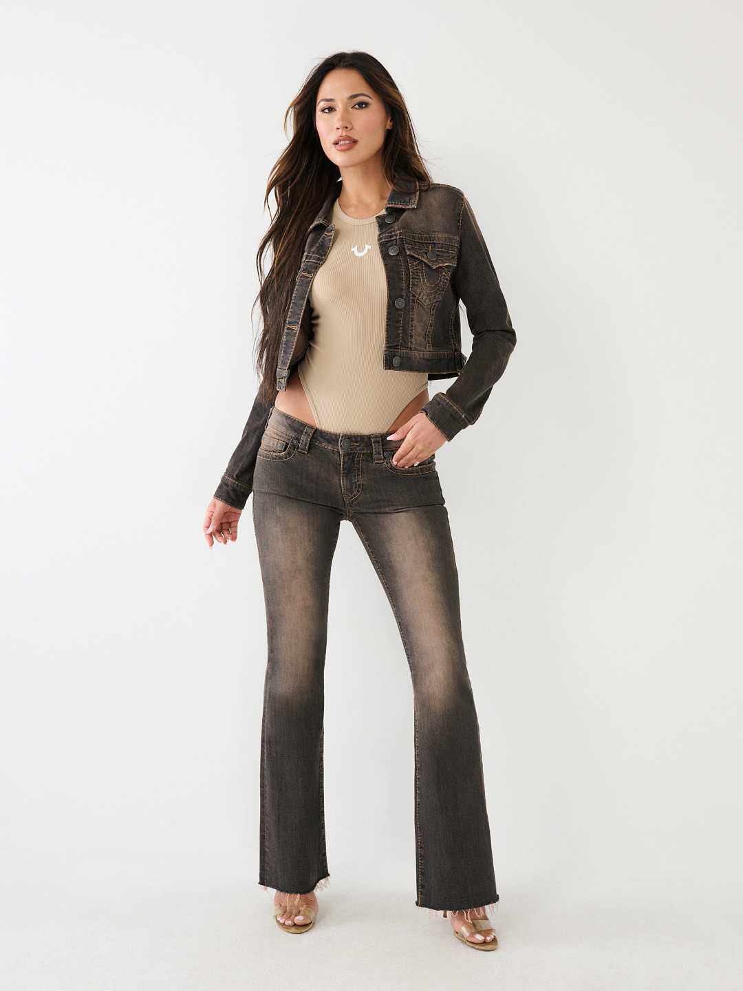 JIMMY BIG T CROP DENIM JACKET, image 3
