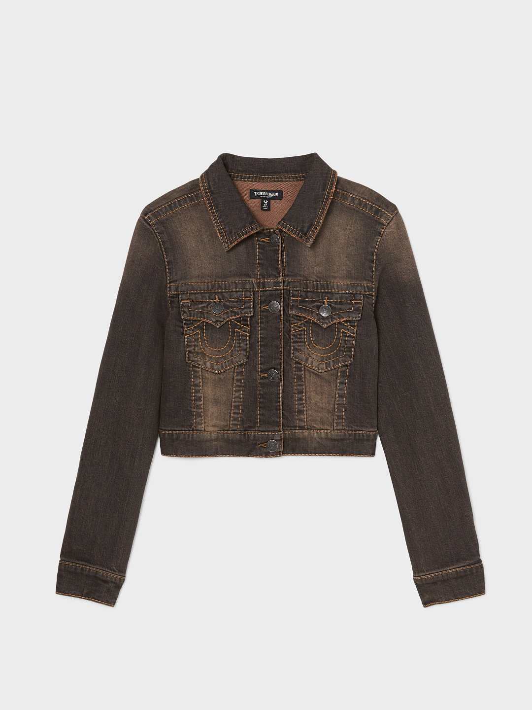 JIMMY BIG T CROP DENIM JACKET, image 5