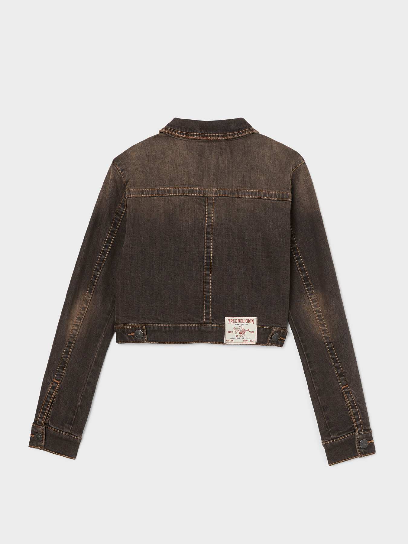 JIMMY BIG T CROP DENIM JACKET, image 7