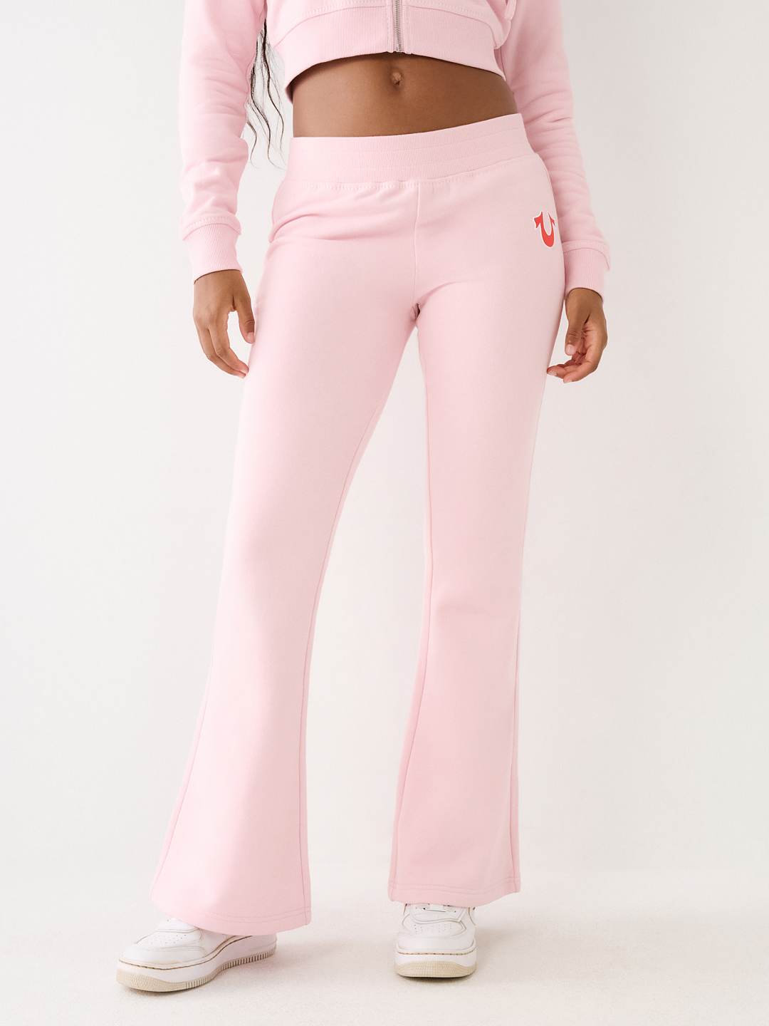 True Religion jersey sweatpants in pink