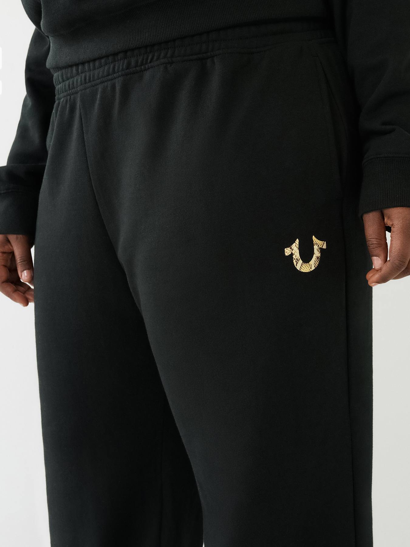 PANTALONES JOGGER ANCHO CON LOGOTIPO, image 3