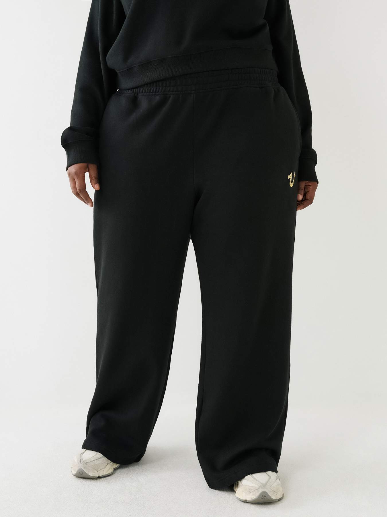 PANTALONES JOGGER ANCHO CON LOGOTIPO, image 4