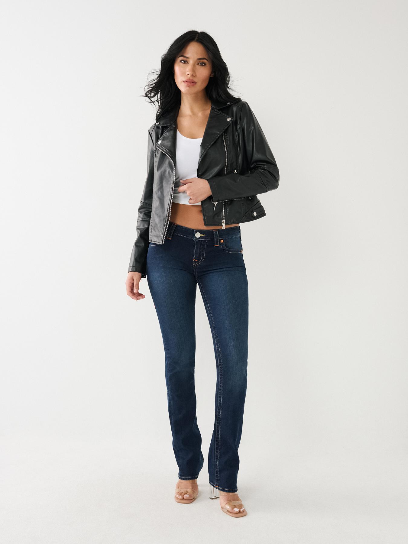 FAUX LEATHER MOTO JACKET