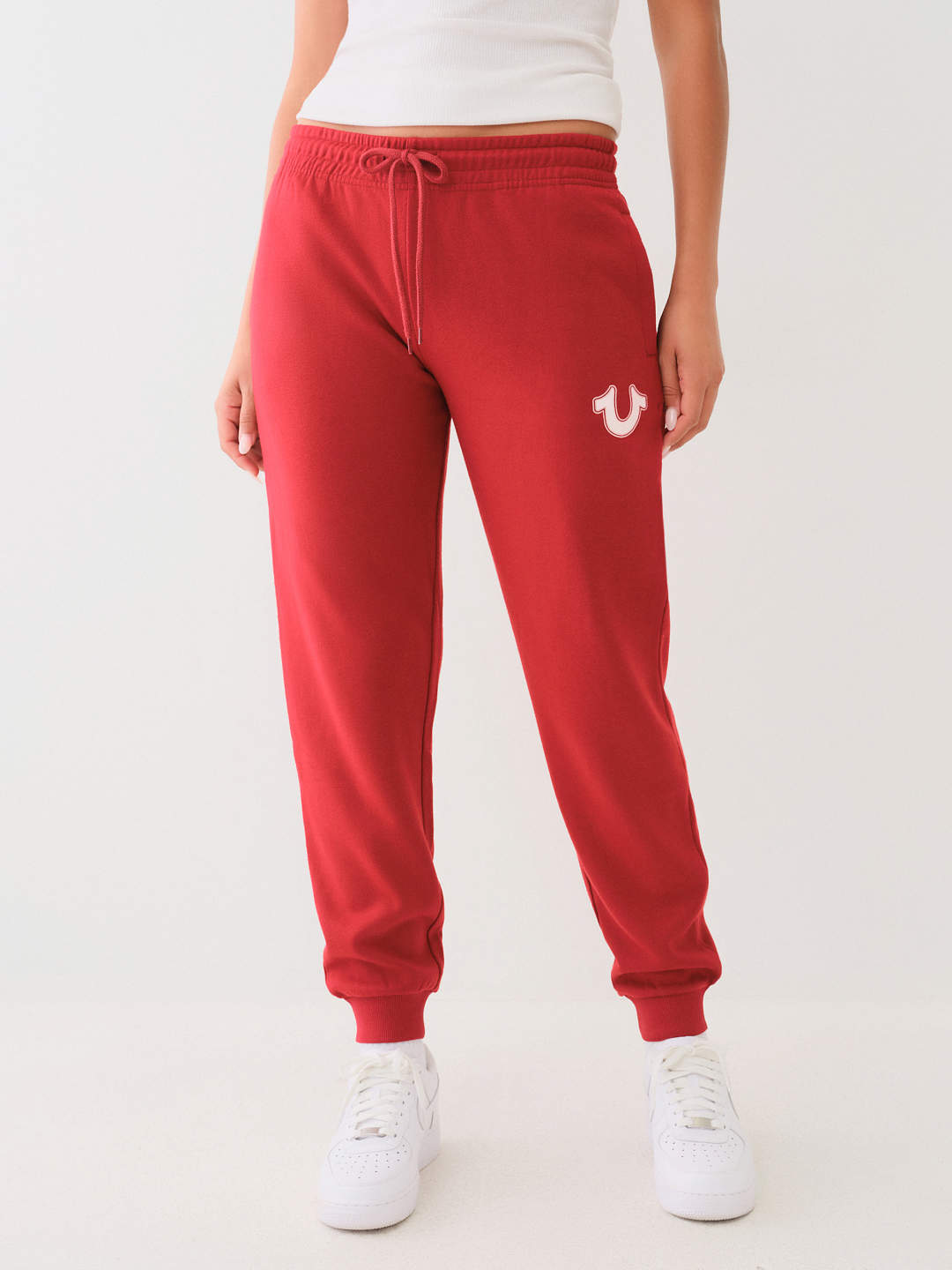 METALLIC HORSESHOE MID RISE JOGGER, image 2