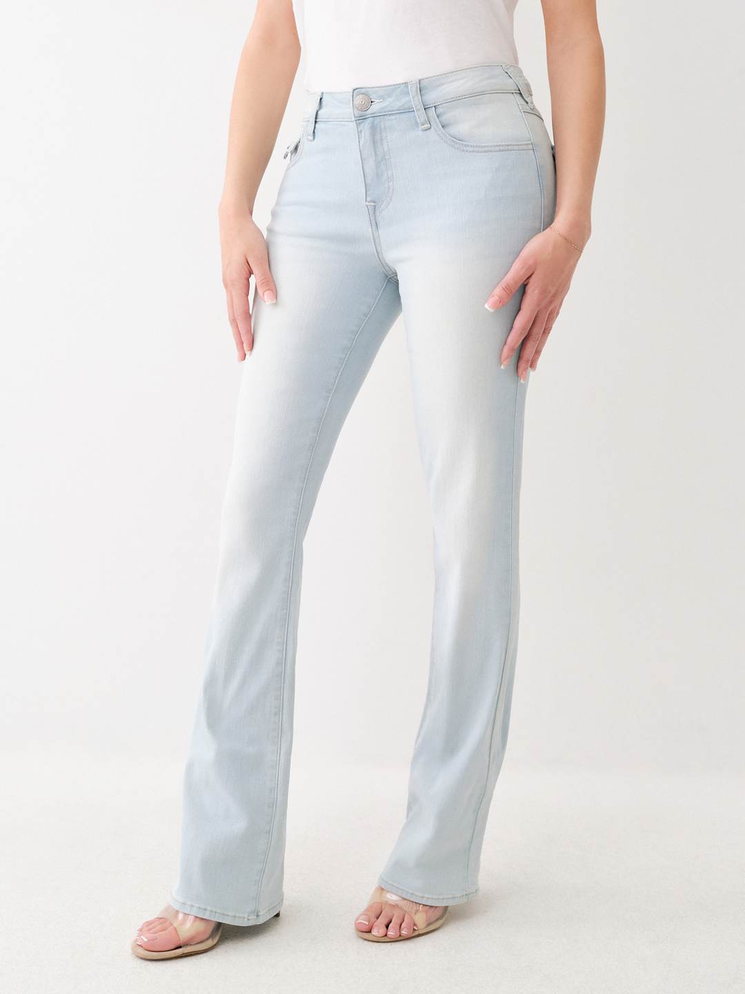 Becca Mid Rise Boot Cut Flap Arabella