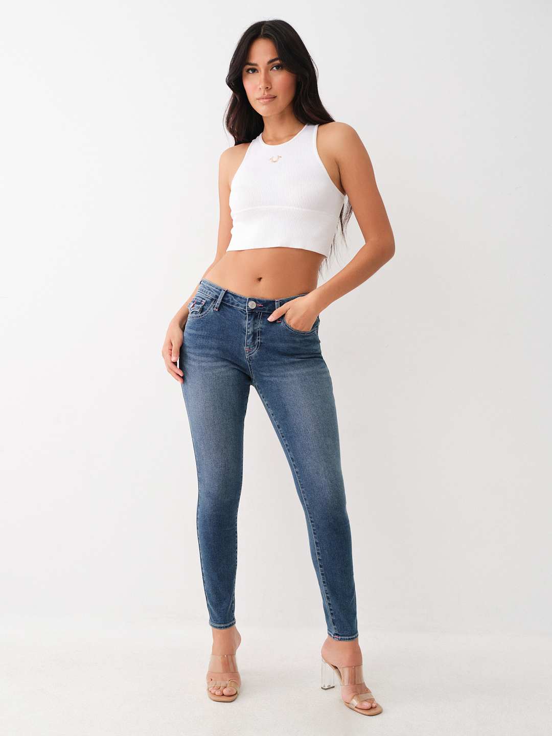 JENNIE MID RISE SKINNY JEAN