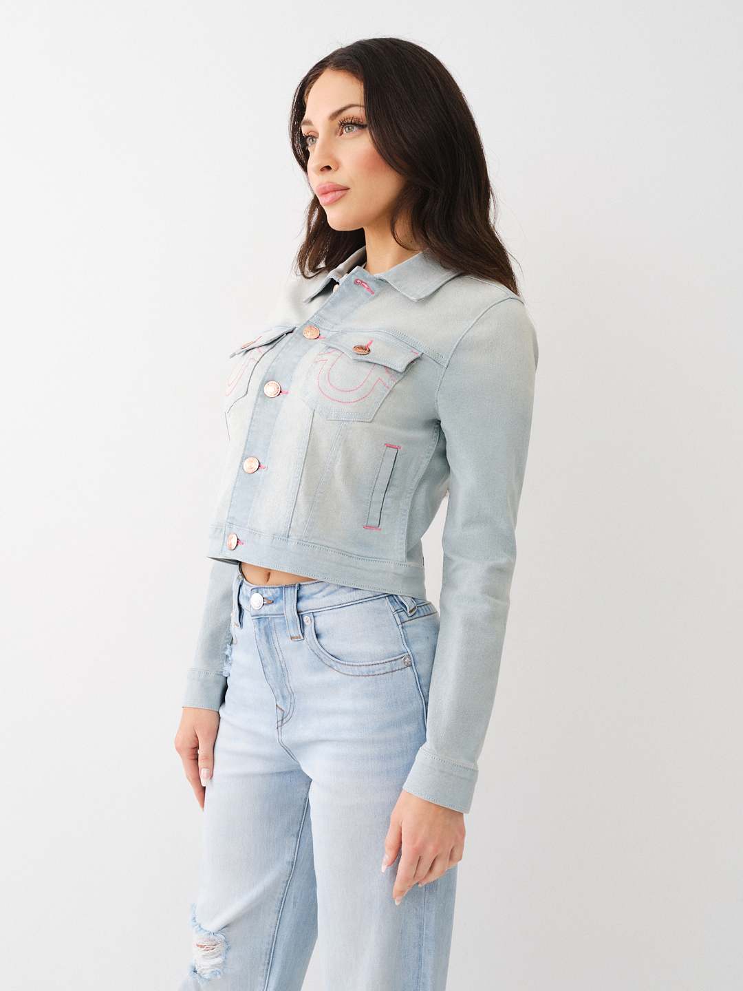 Jessie Crop Jacket - Taupe