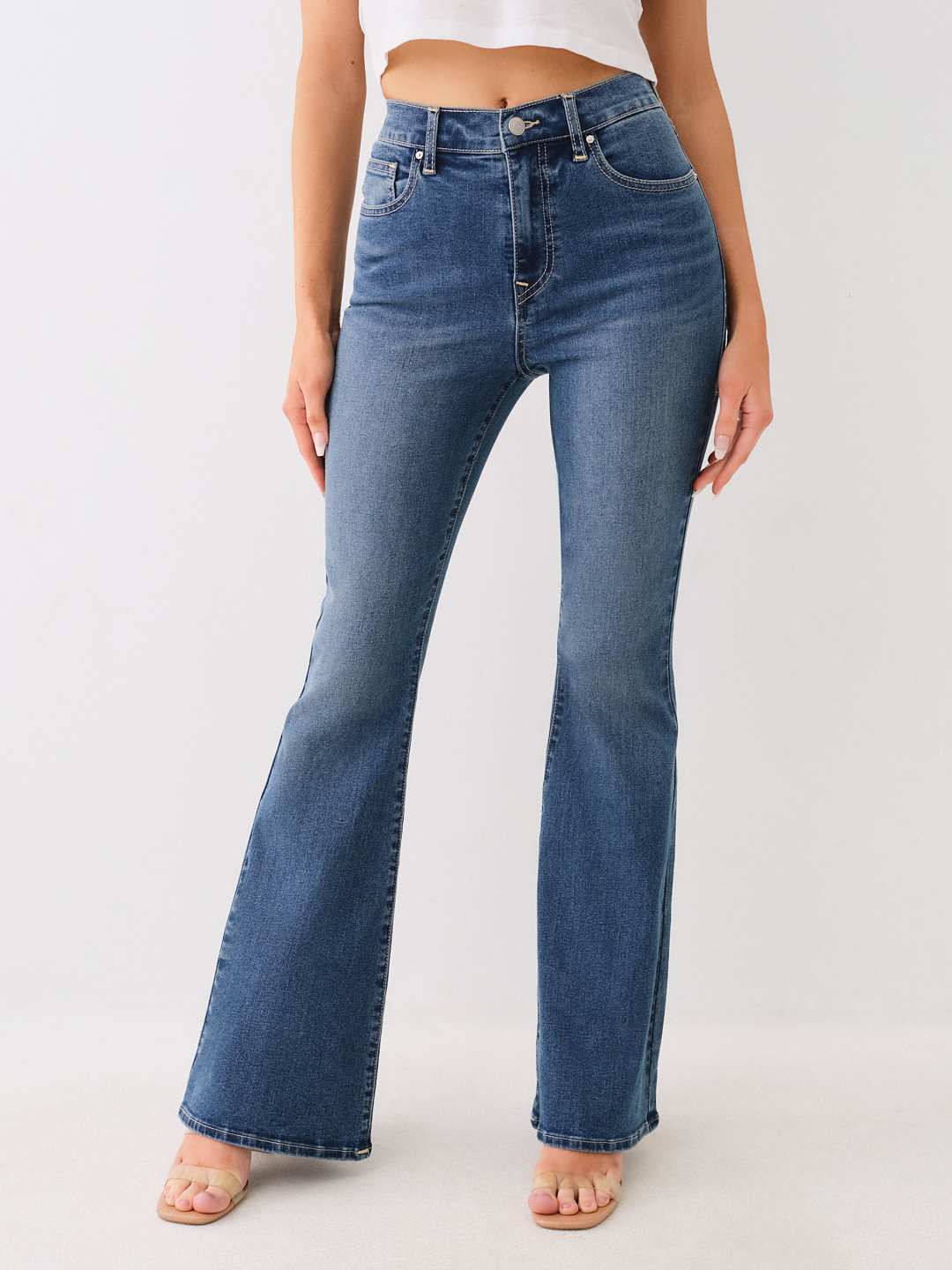 CHARLIE HIGH RISE FLARE JEAN