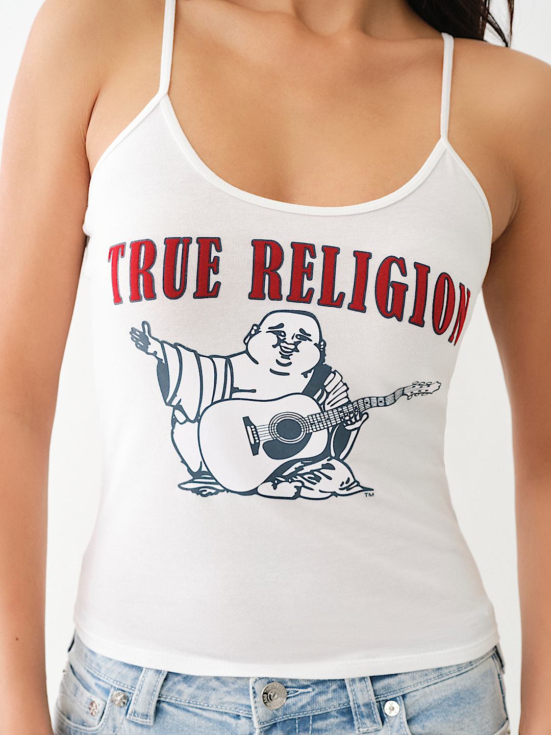 VINTAGE FLOCKED LOGO CAMI, image 1