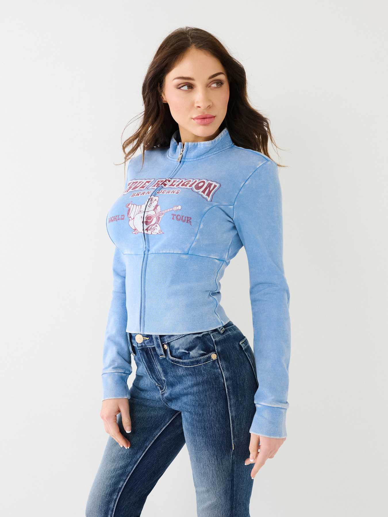 true religion tracksuit top