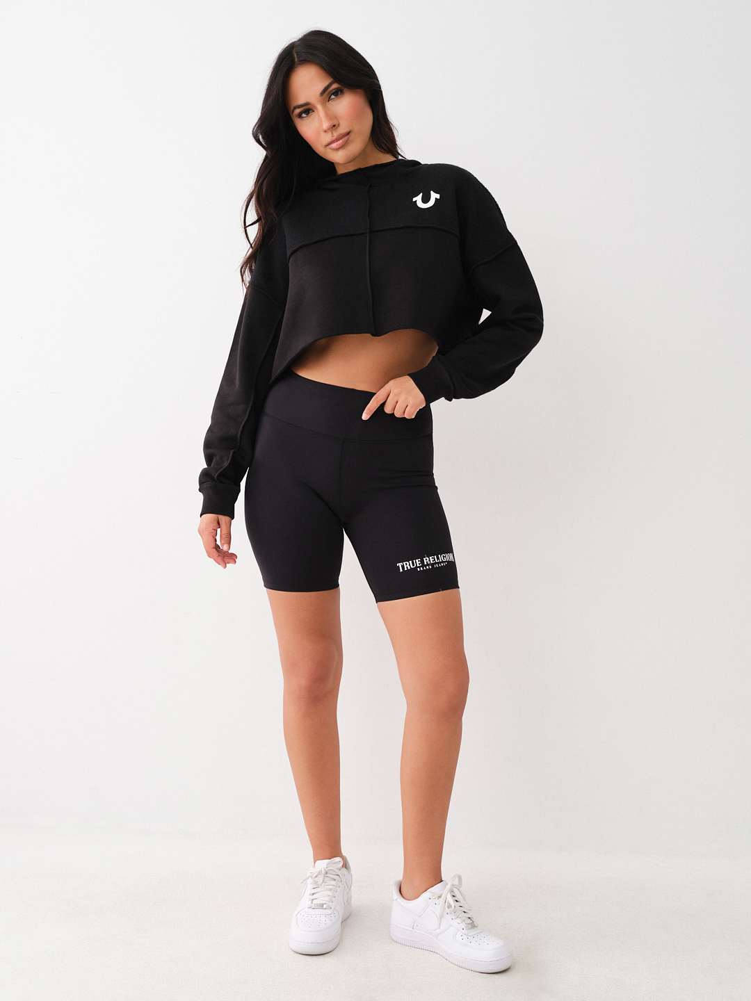 ARCHED LOGO BIKER SHORT True Religion