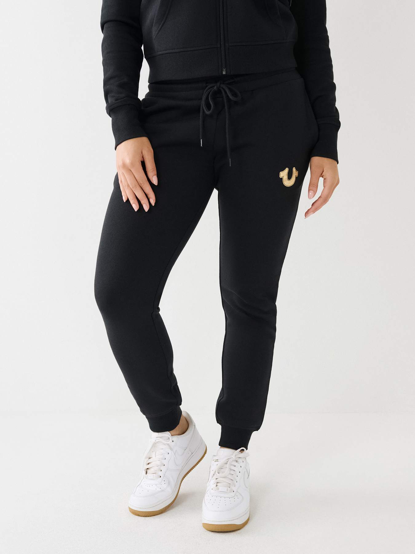 METALLIC HORSESHOE LOGO JOGGER