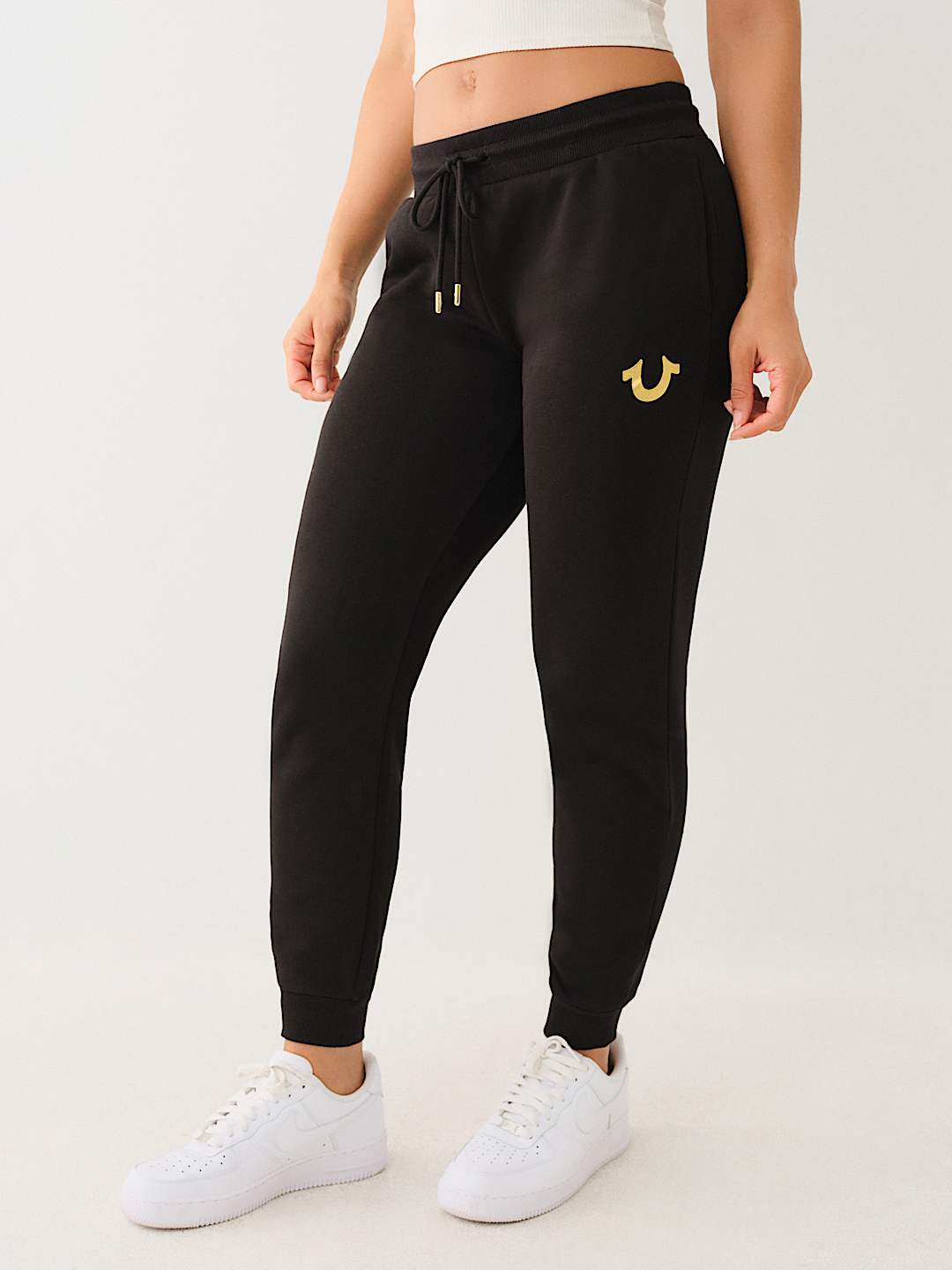  METALLIC HORSESHOE LOGO JOGGER , image 1