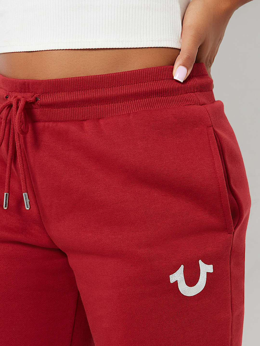  METALLIC HORSESHOE LOGO JOGGER , image 3