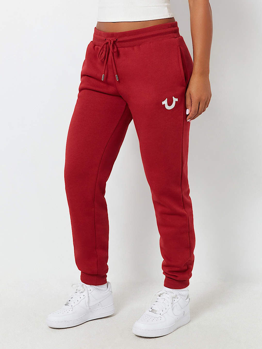  METALLIC HORSESHOE LOGO JOGGER , image 1