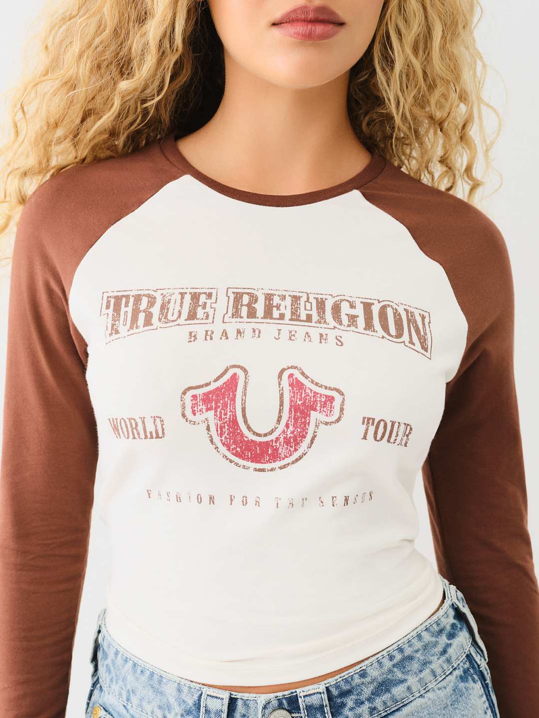 Triblend Long Sleeve Raglan Tee – Threads 4 Thought