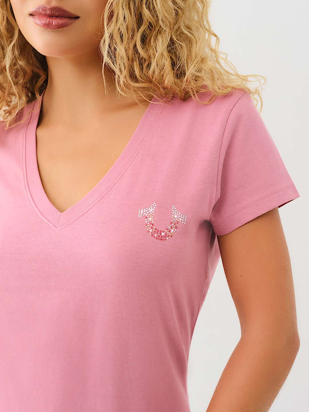 CRYSTAL WING HORSESHOE TEE