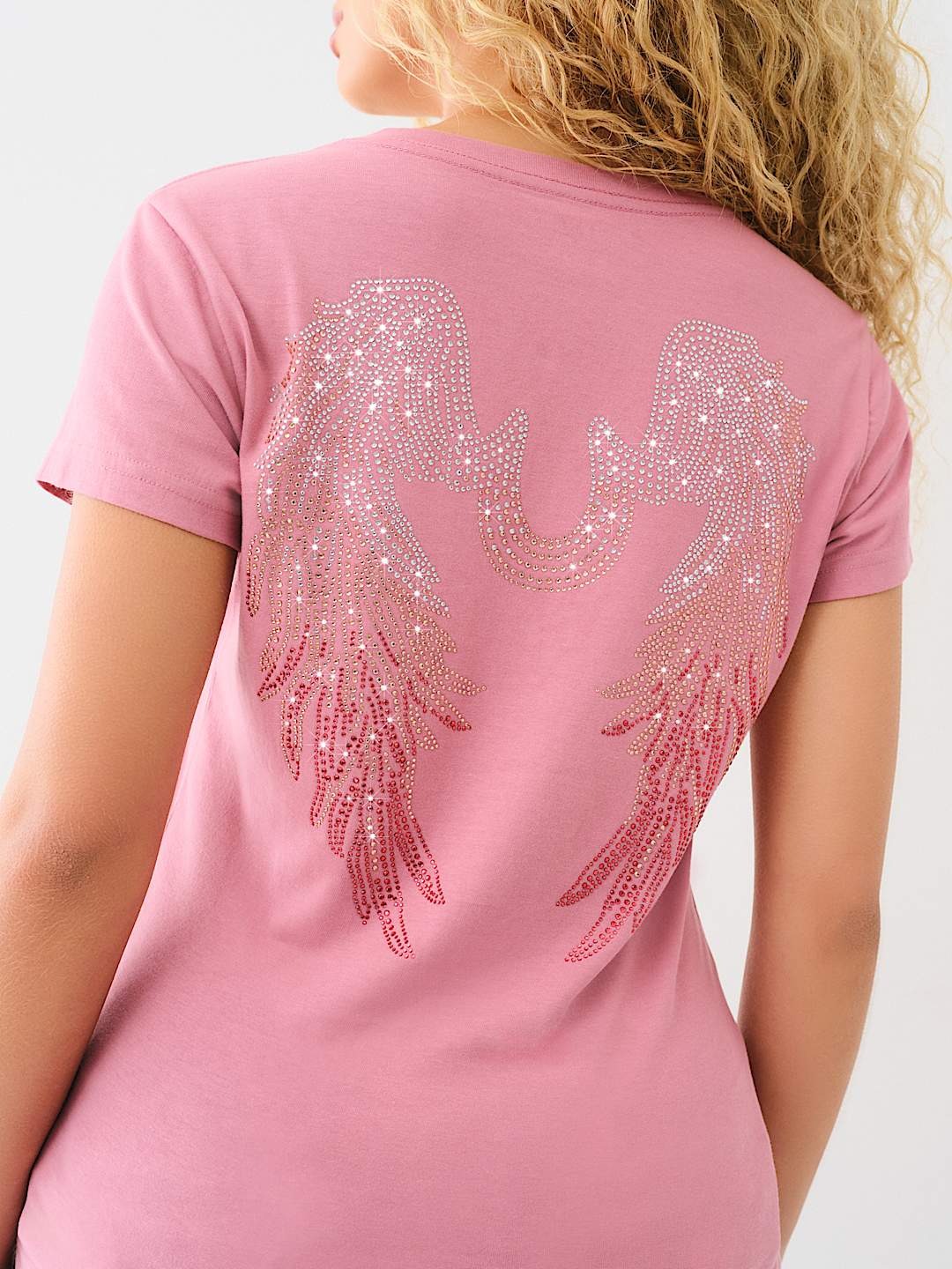 CRYSTAL WING HORSESHOE TEE