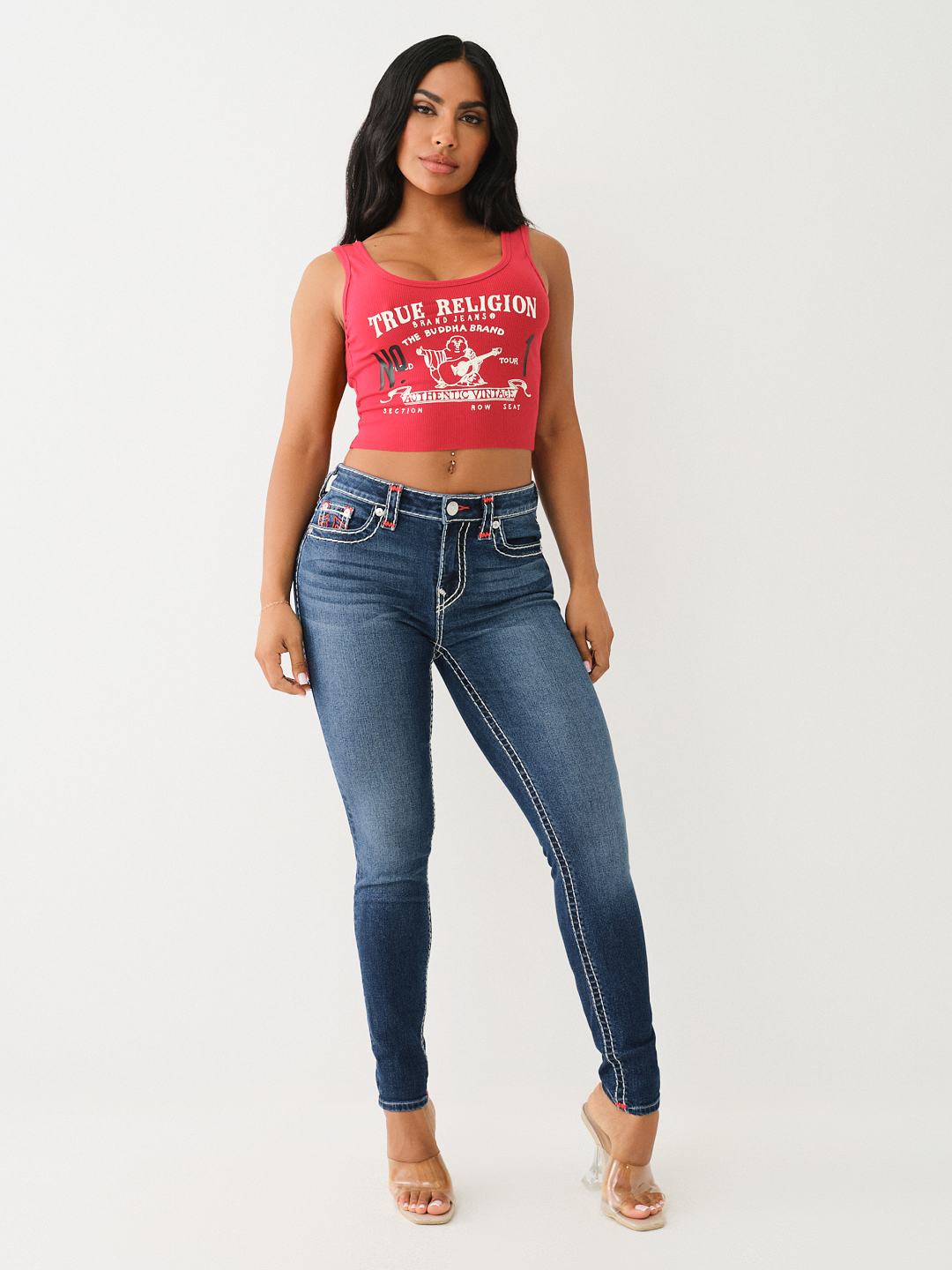 NEW True Religion Cropped outlets Skinny Jeans