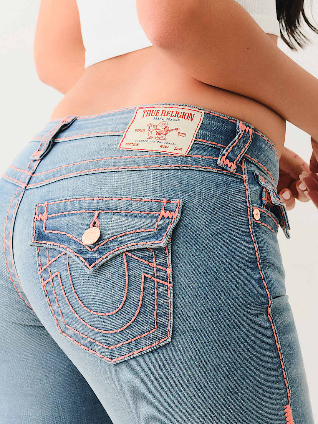 JOEY LOW RISE SUPER T FLARE JEAN