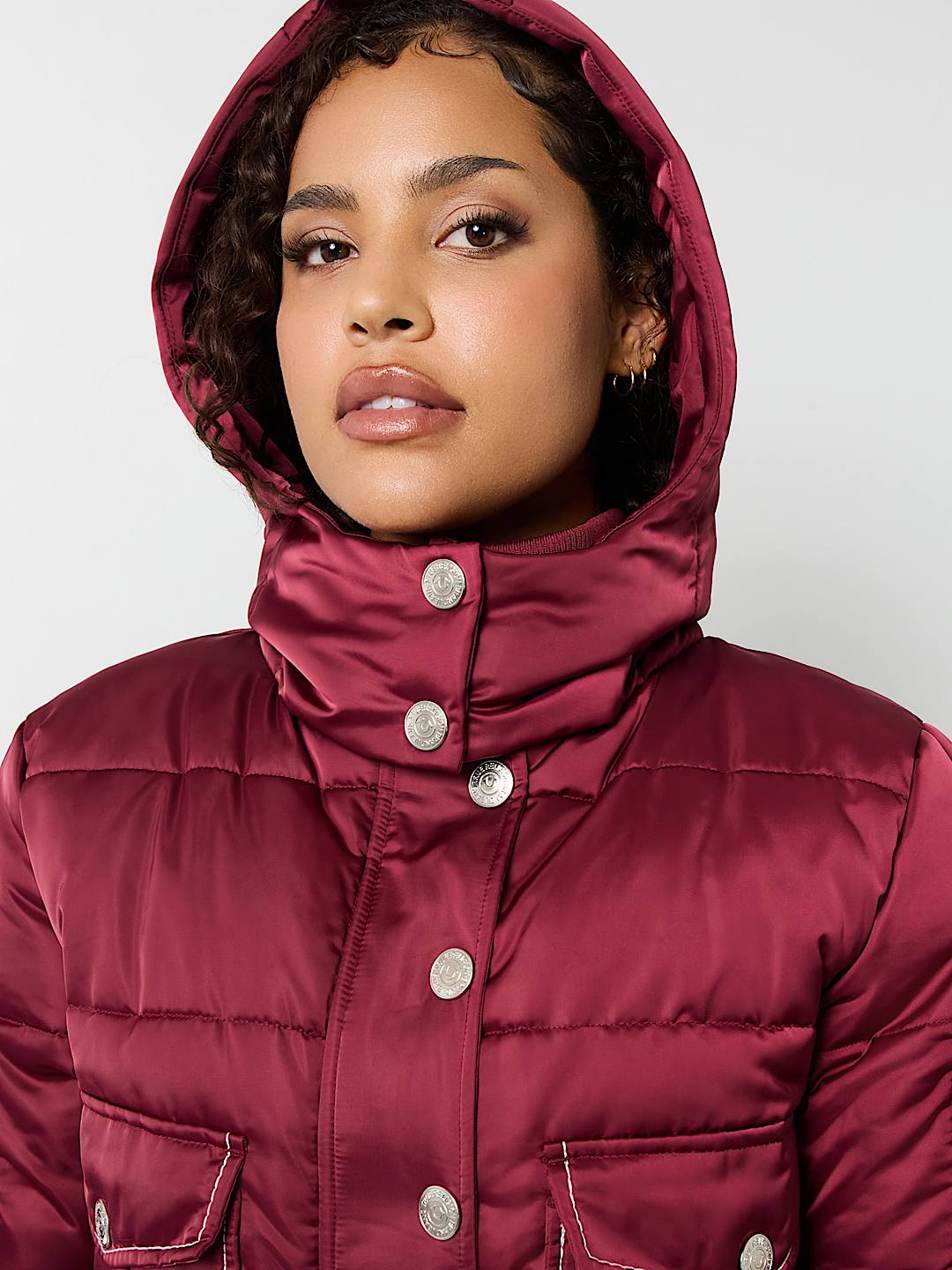 CROP HOODED PUFFER JACKET, image 9