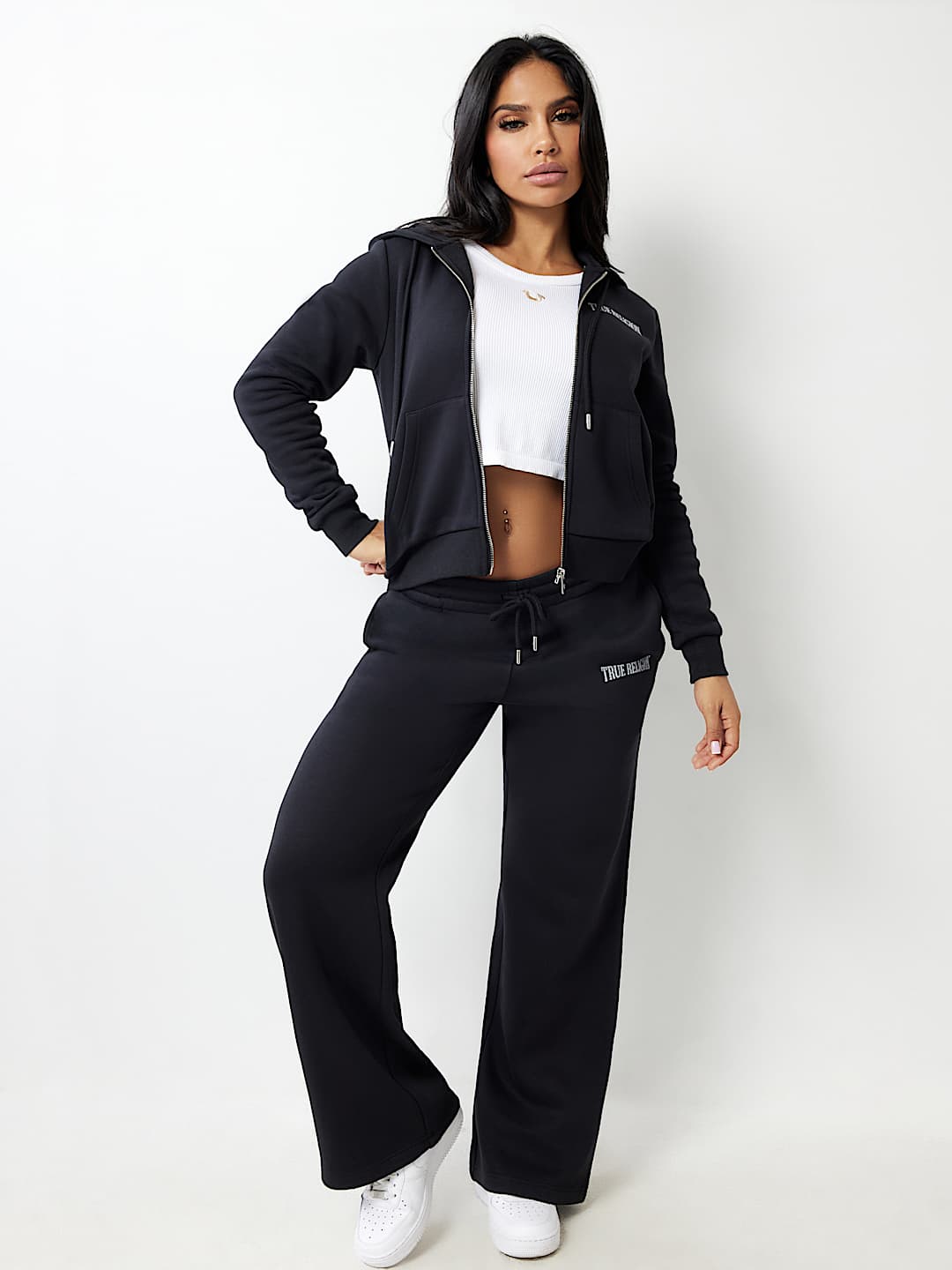 CRYSTAL WING ZIP HOODIE, image 4