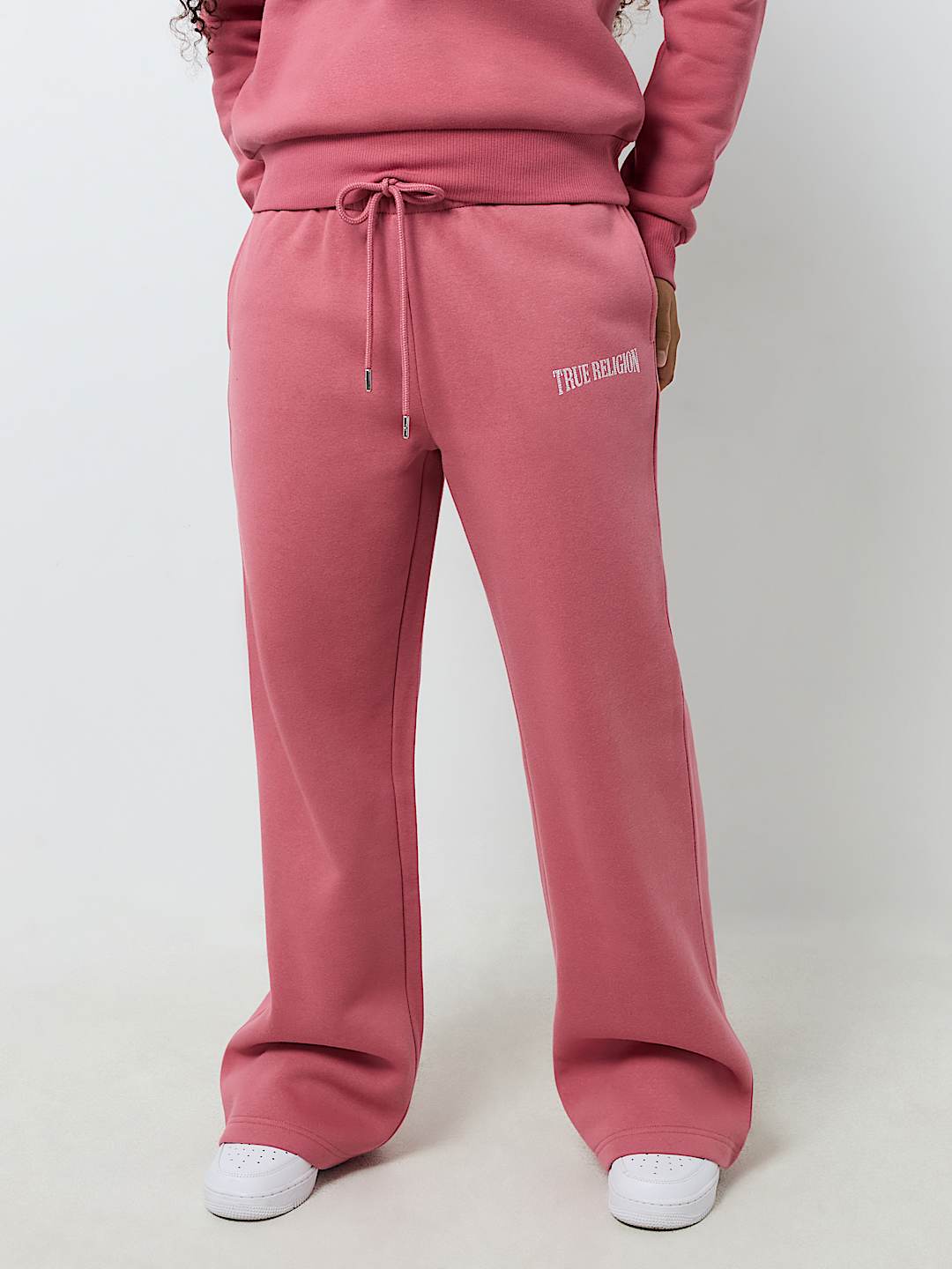 CRYSTAL LOGO STRAIGHT LEG SWEAT PANT, image 1