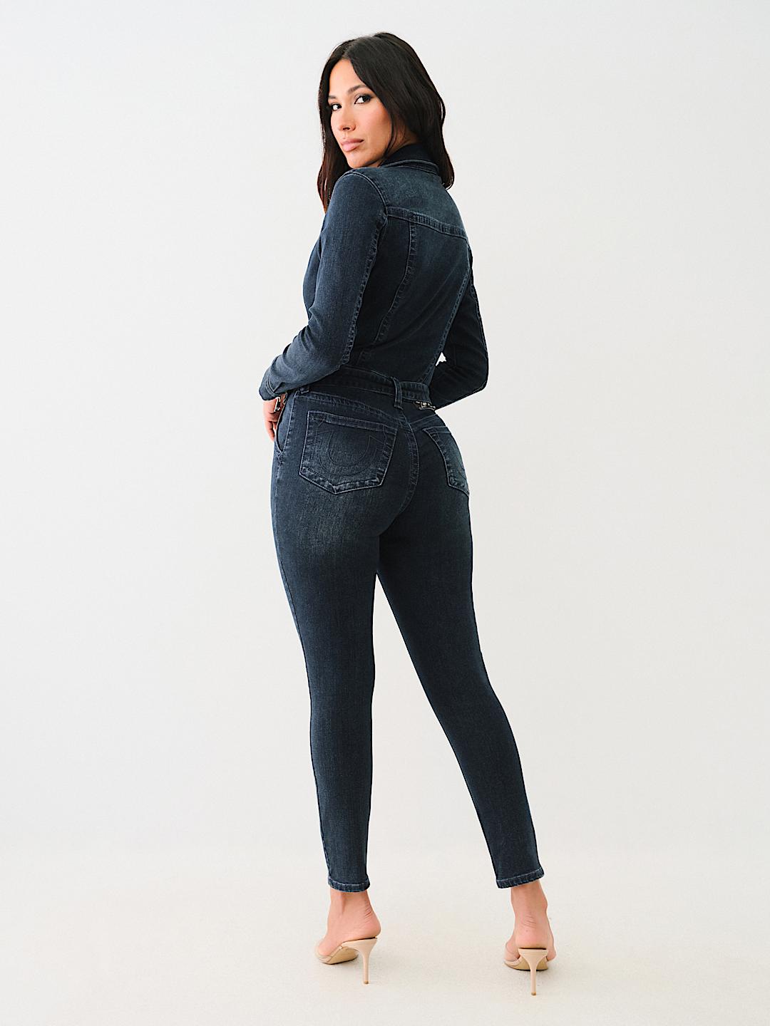 Long sleeve skinny jumpsuit online