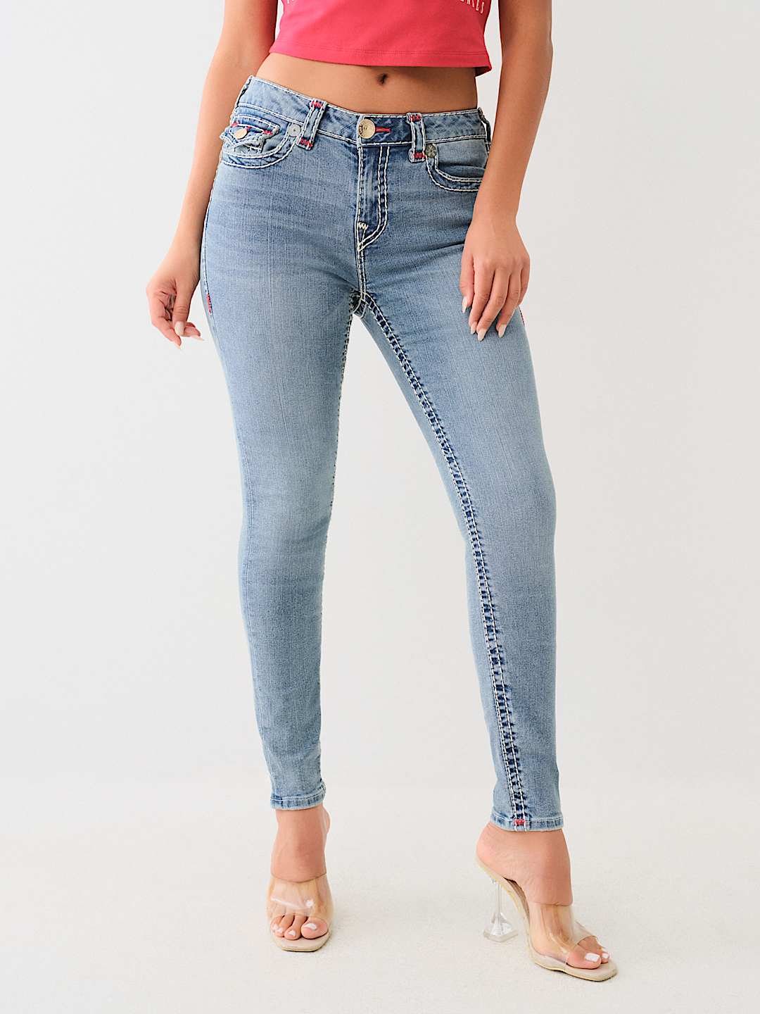 JENNIE SUPER T CURVY SKINNY JEAN, image 2