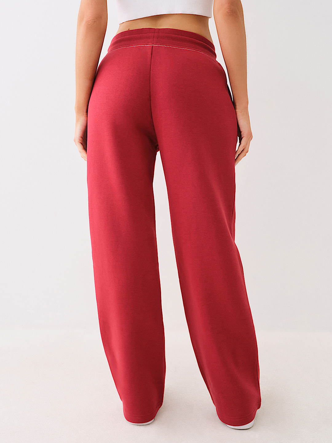 PANTALON EN MOLLETON AVEC LOGO CRISTAL BIG T, image 7