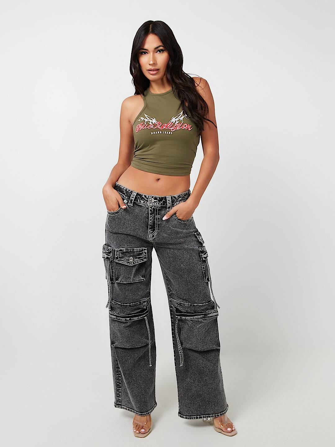TRUE RELIGION WING RACER TANK , image 2