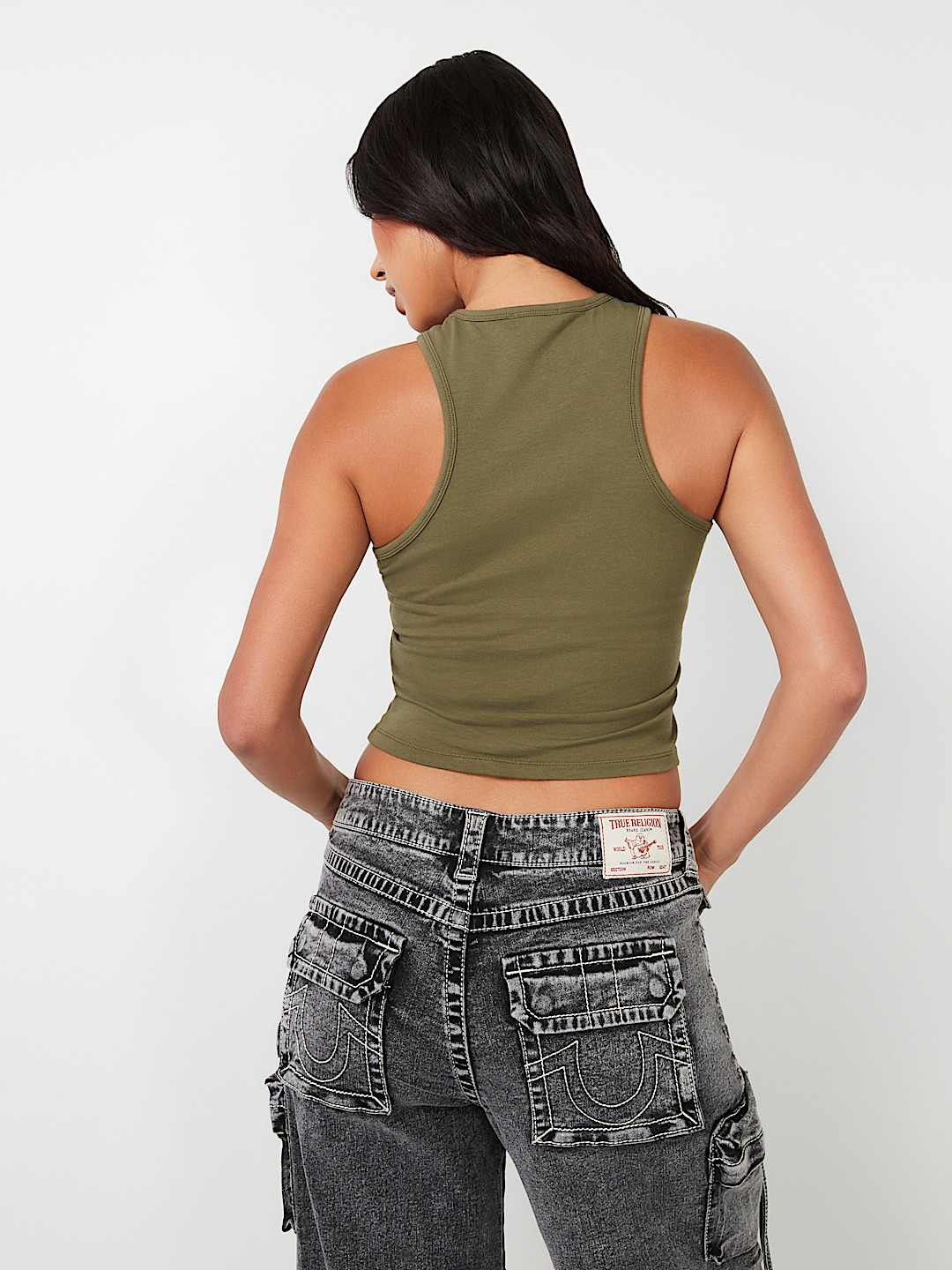 TRUE RELIGION WING RACER TANK , image 3