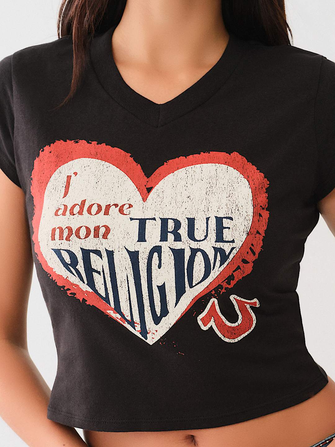 J'ADORE MON HEART BABY TEE | True Religion