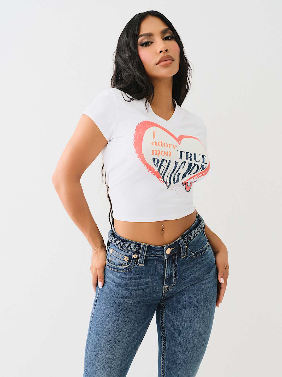 J'ADORE MON HEART BABY TEE, image 2