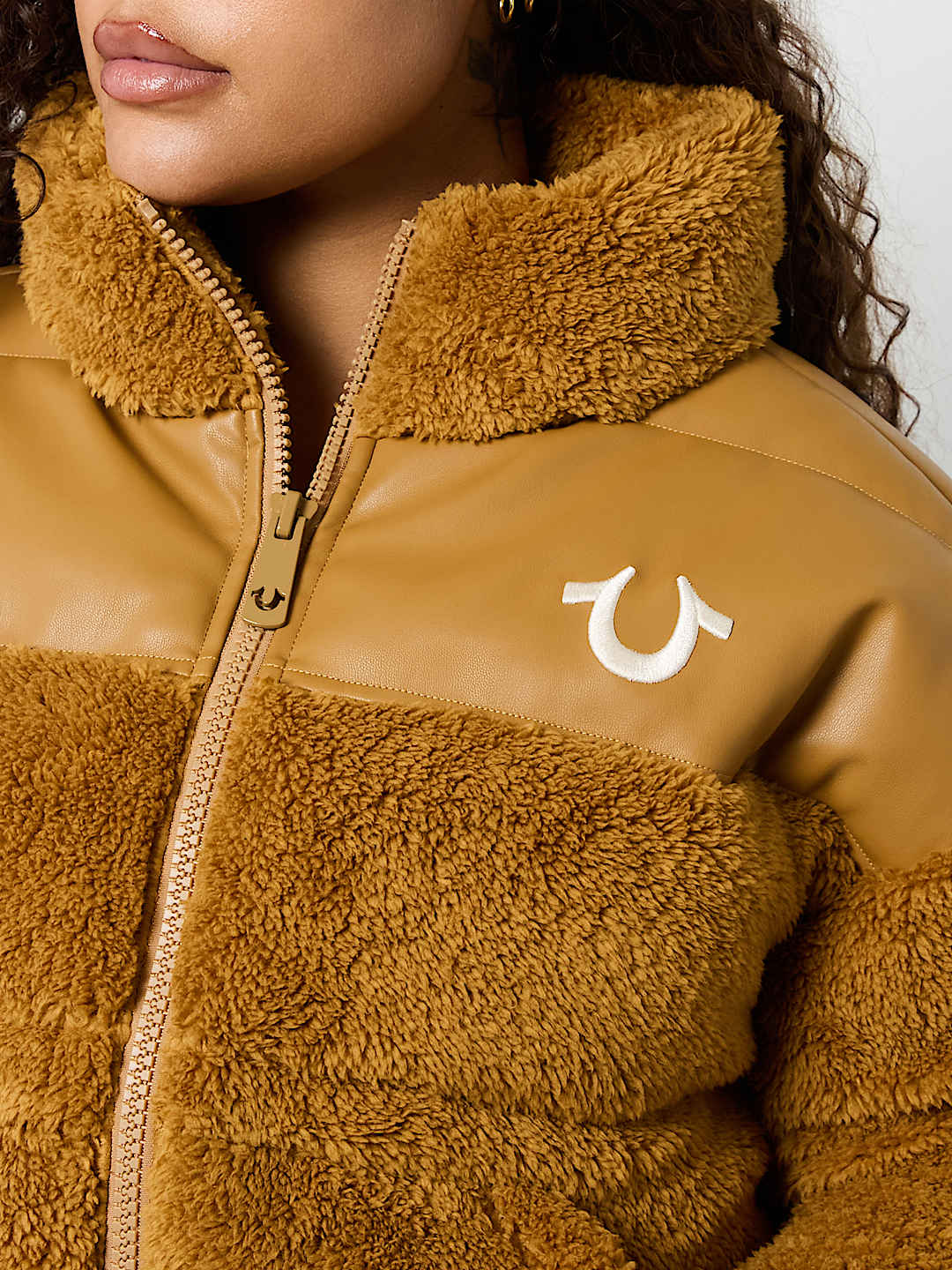 EMBROIDERED SHERPA JACKET, image 4