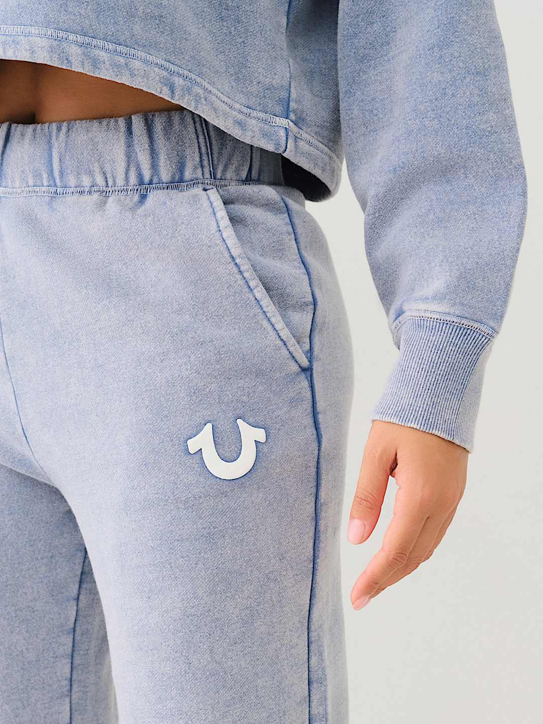 VINTAGE WASH HORSESHOE LOGO SWEAT PANT, image 4
