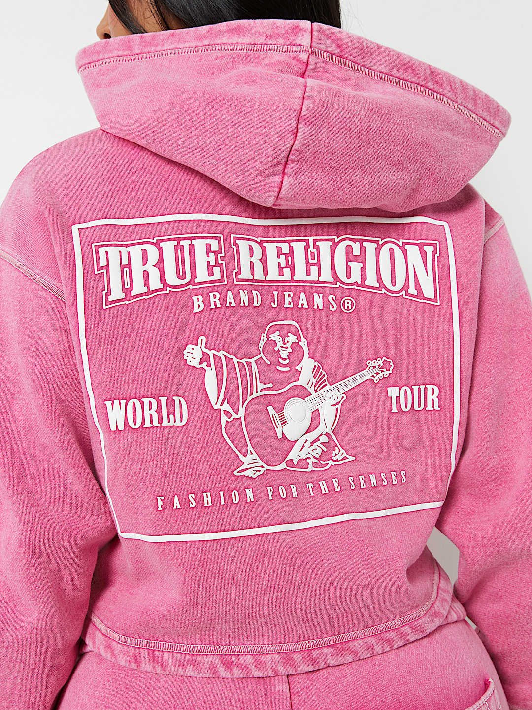 VINTAGE WASH V NOTCH HOODIE