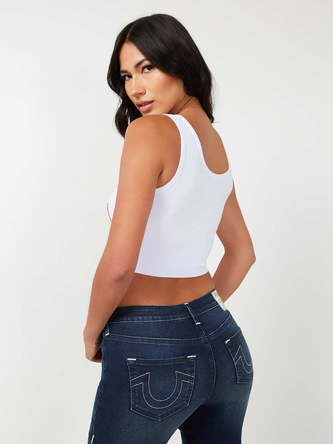 HERITAGE LOGO CROP TANK, image 2