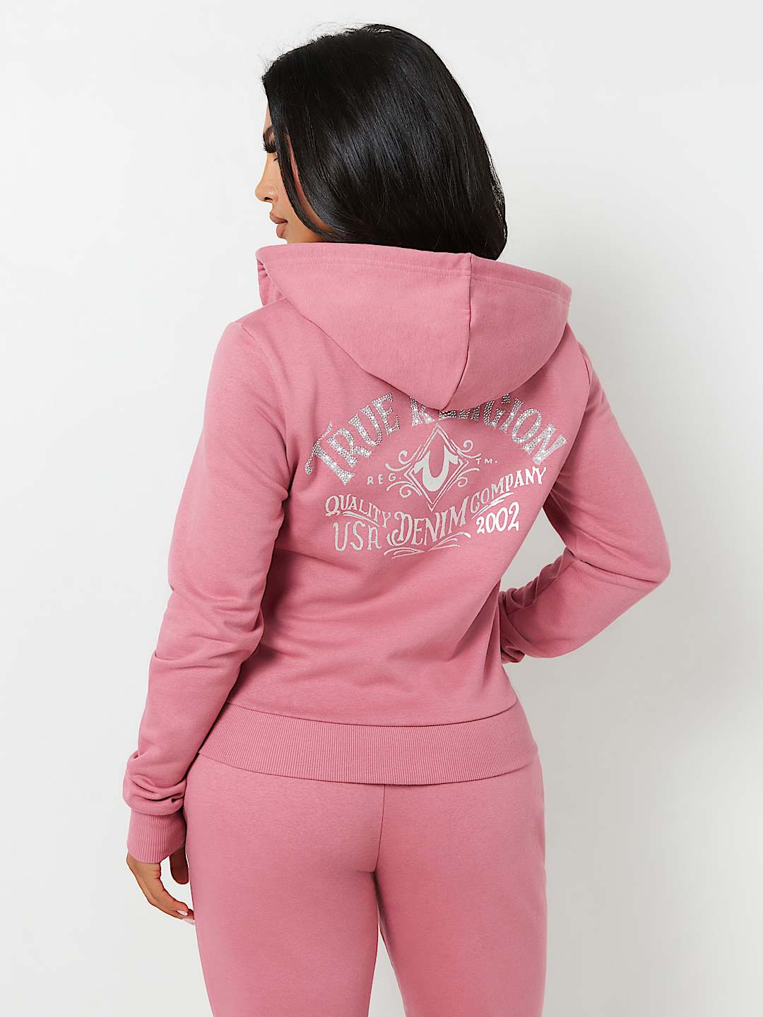 True religion metallic hoodie hotsell