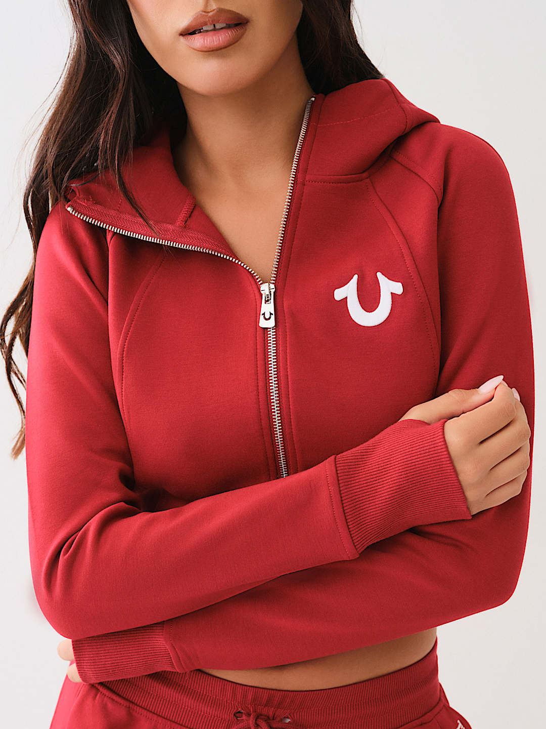 EMBROIDERED LOGO ZIP TRACK JACKET, image 7