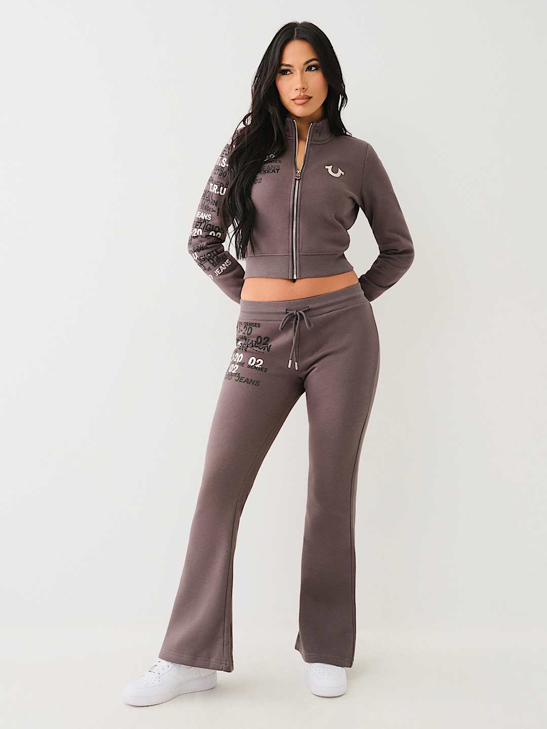 BRANDED BOOTCUT TRACK PANT, image 2
